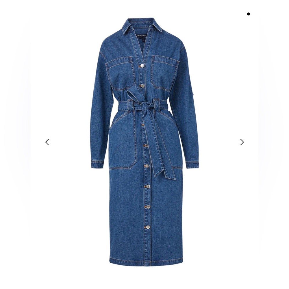 Veronica Beard Evelyn chambray dress